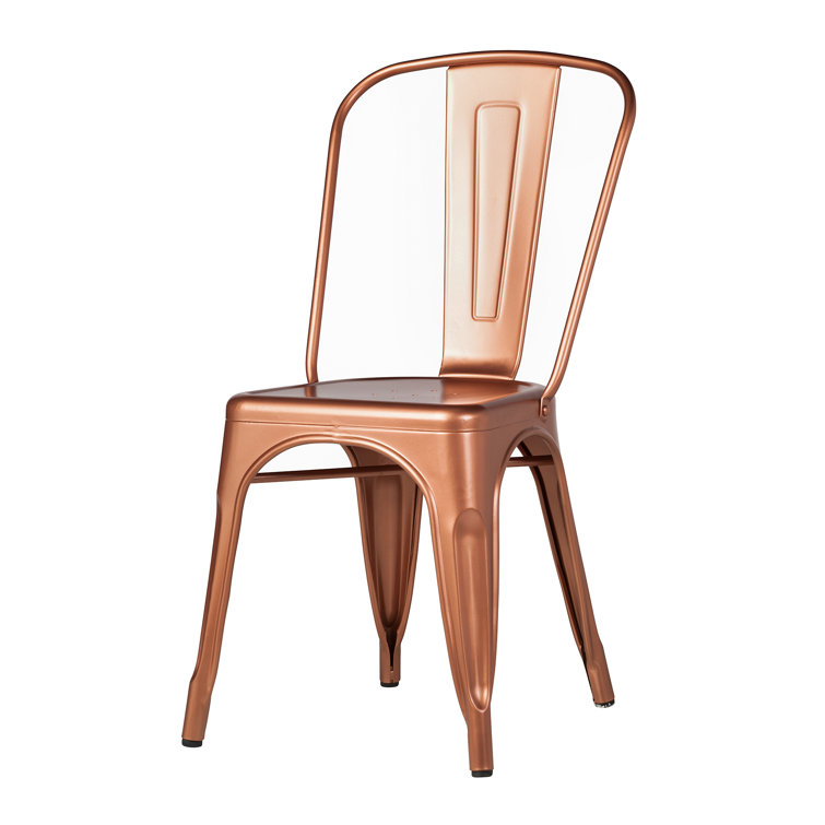 Williston Copper Dining Chairs Set Of 4 Wayfair